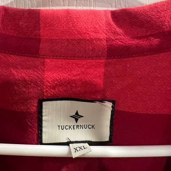 Tuckernuck Poppy Red Checkered Josie blouse Size XXL - Picture 6 of 6
